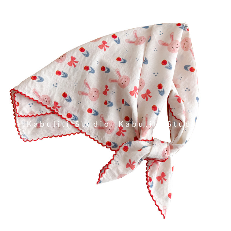 Cotton Linen Square Scarf  58  - đánh giá và giá Face Scarf Mask