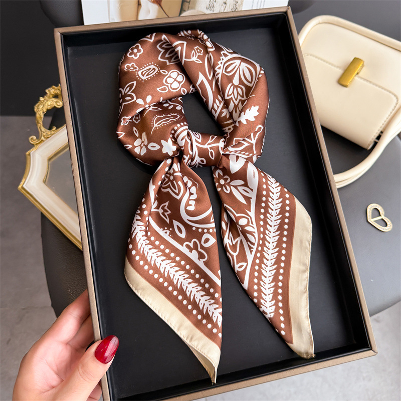 1Pc cashew print fashion silk  - đánh giá và giá Scarf Silk Square