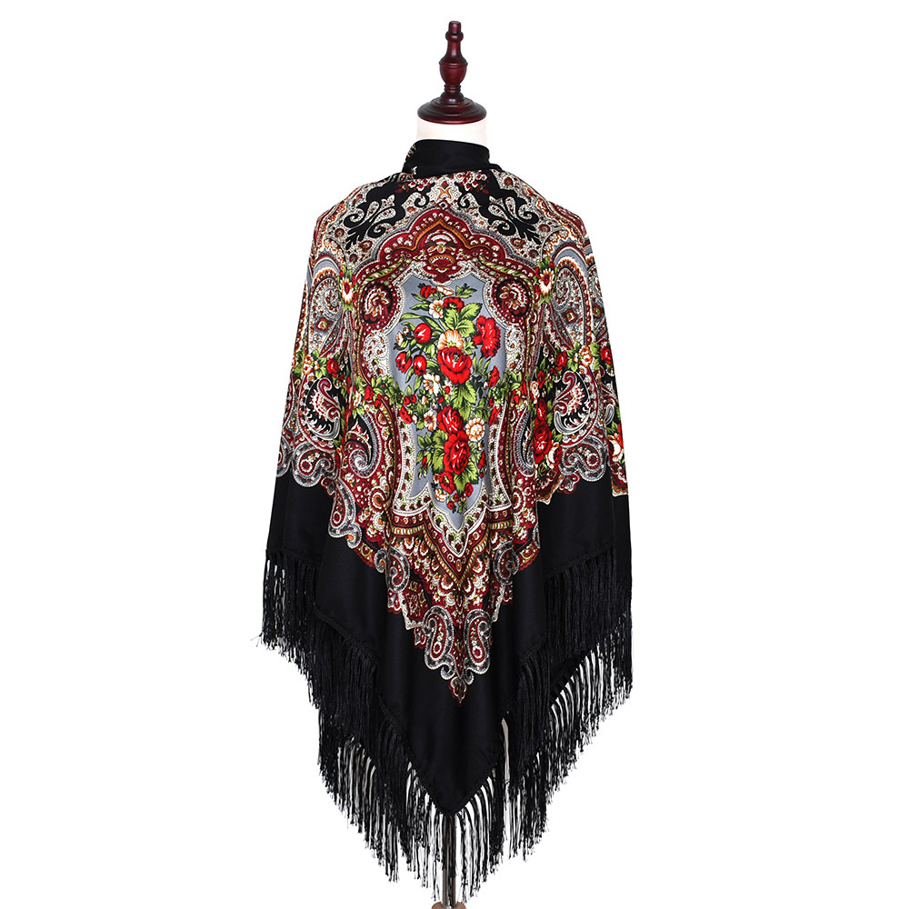 160*160cm Russian Scarf Women  - đánh giá và giá Bandana Cotton