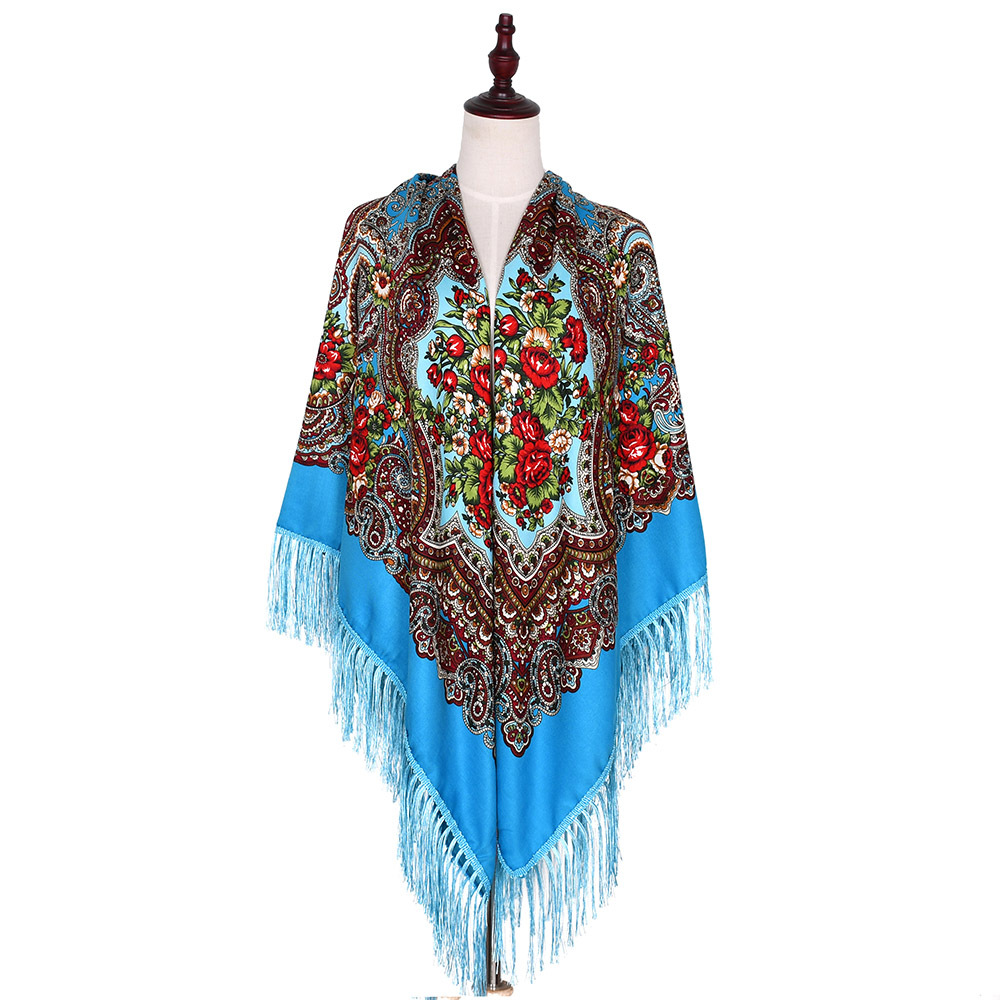 160*160cm Russian Scarf Women  - đánh giá và giá Bandana Cotton
