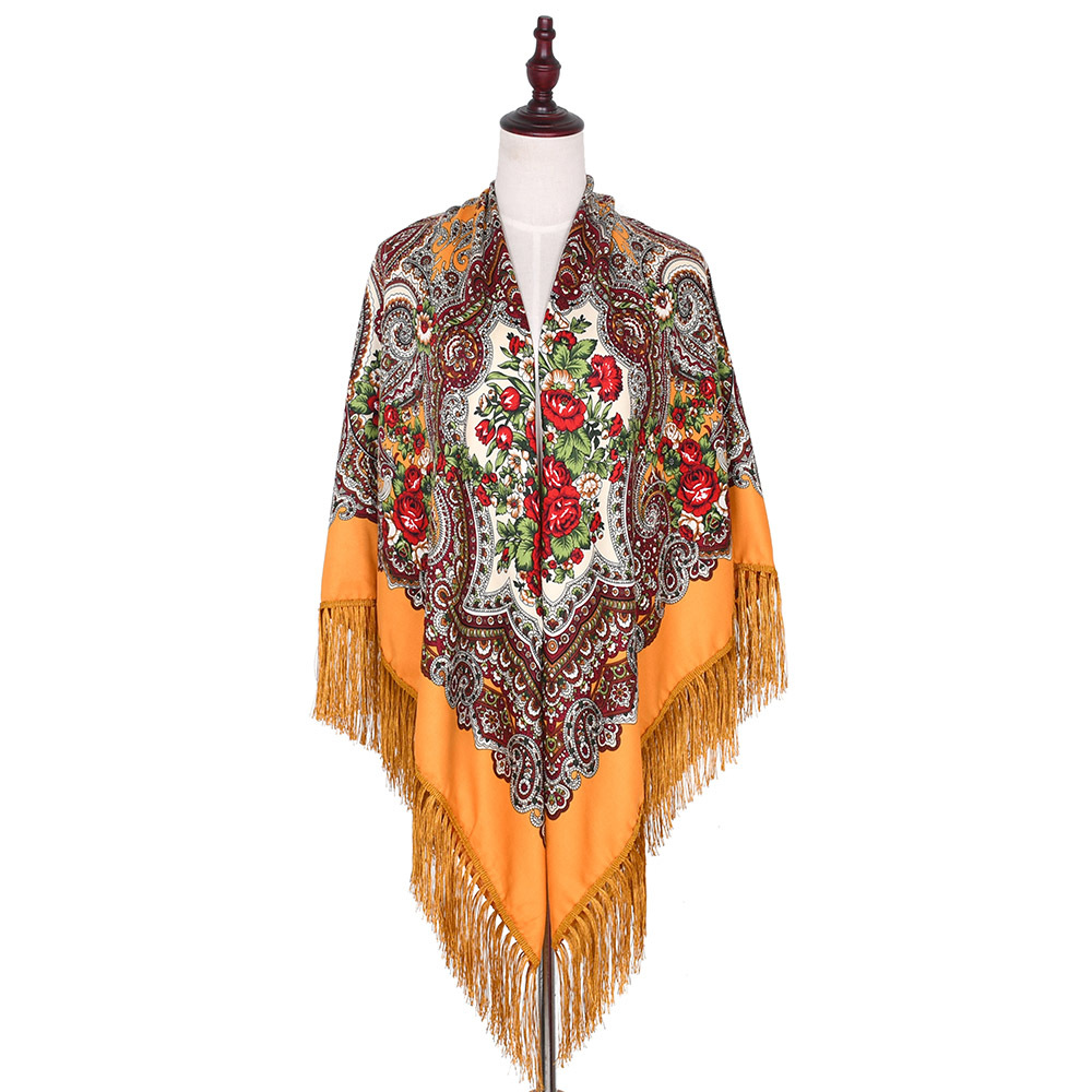 160*160cm Russian Scarf Women  - đánh giá và giá Bandana Cotton