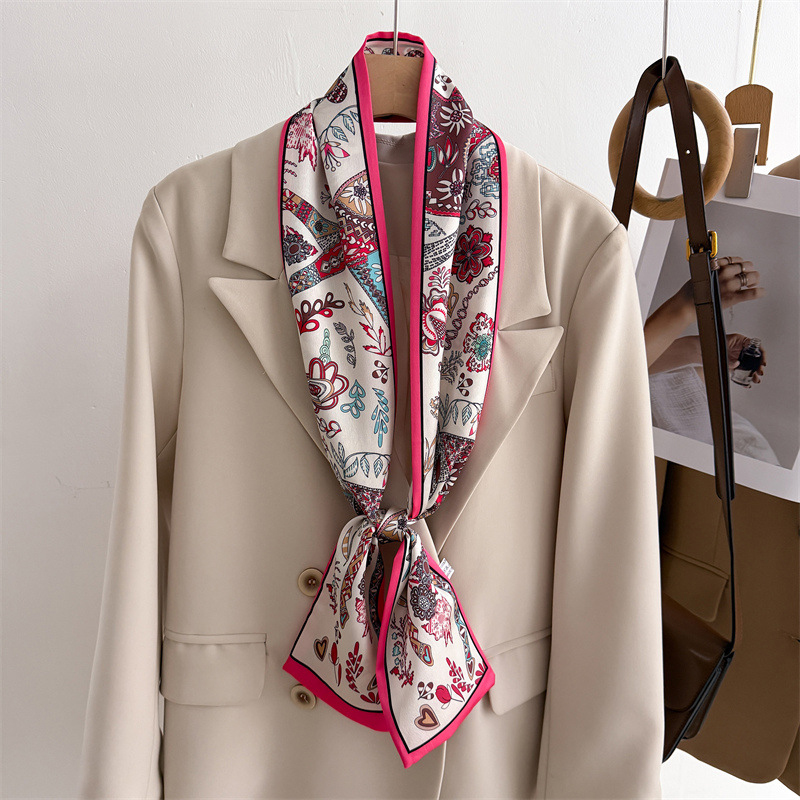 45 Color Women Silk Feel Print - đánh giá và giá Face Scarf Mask