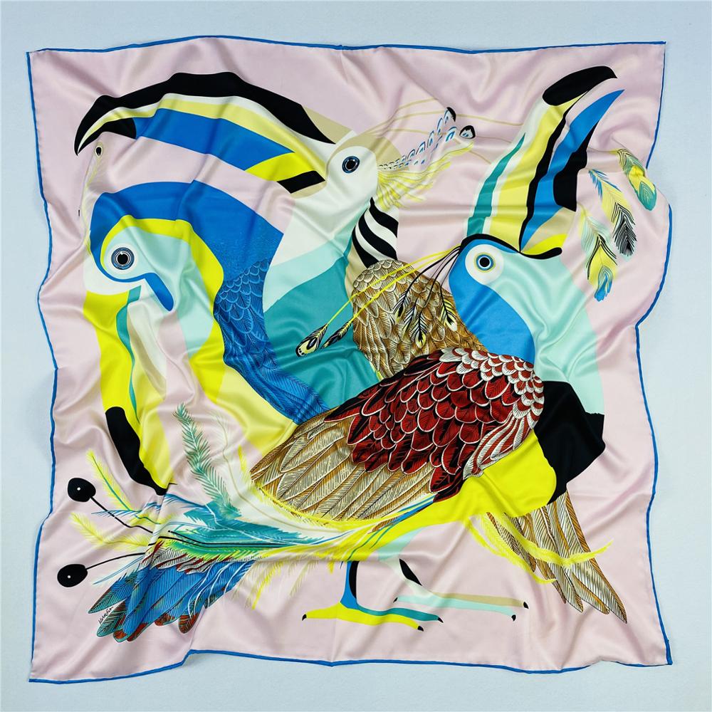 90Cm Cao Cấp Vẹt Hai Dây Lụa T - đánh giá và giá Scarf Silk Square
