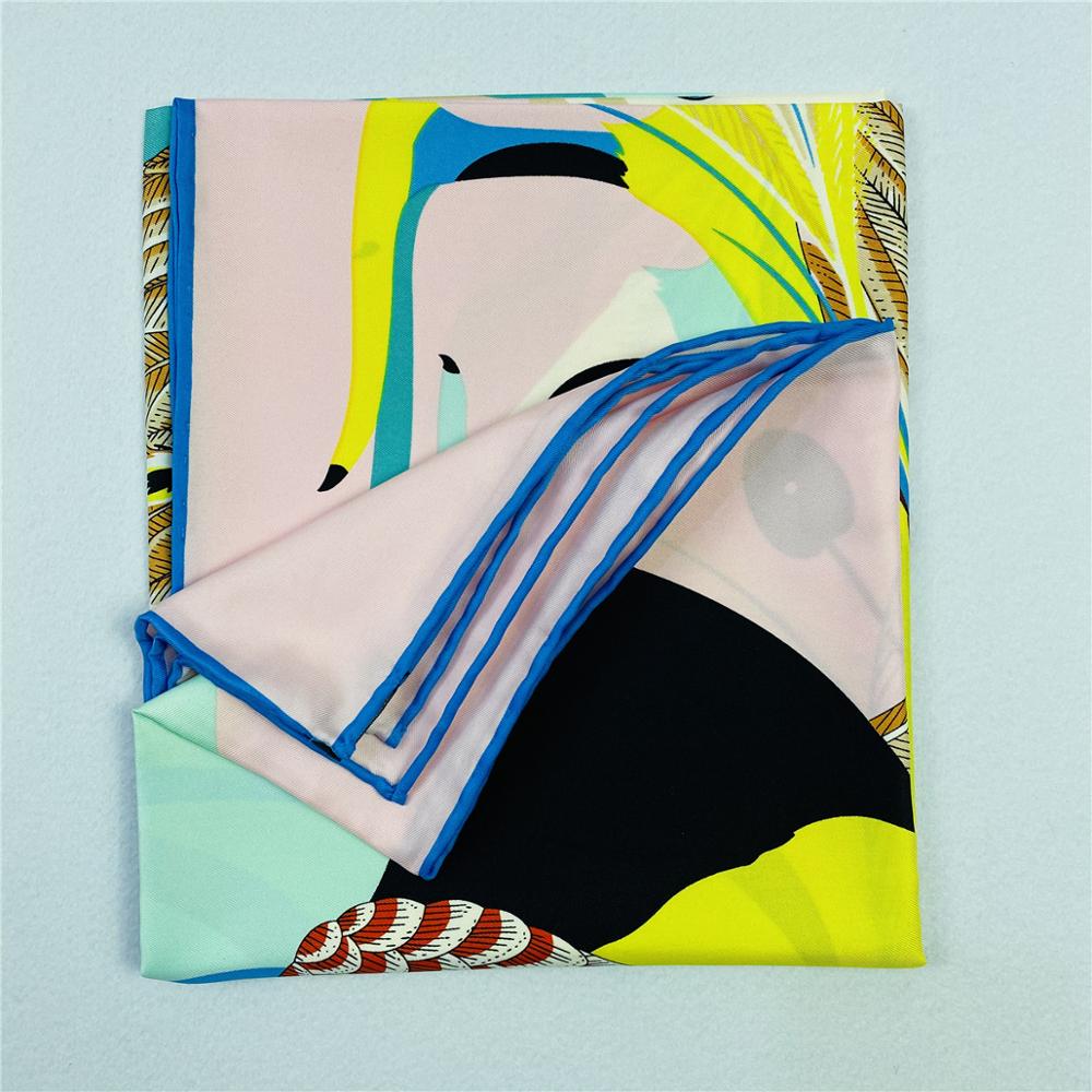 90Cm Cao Cấp Vẹt Hai Dây Lụa T - đánh giá và giá Scarf Silk Square