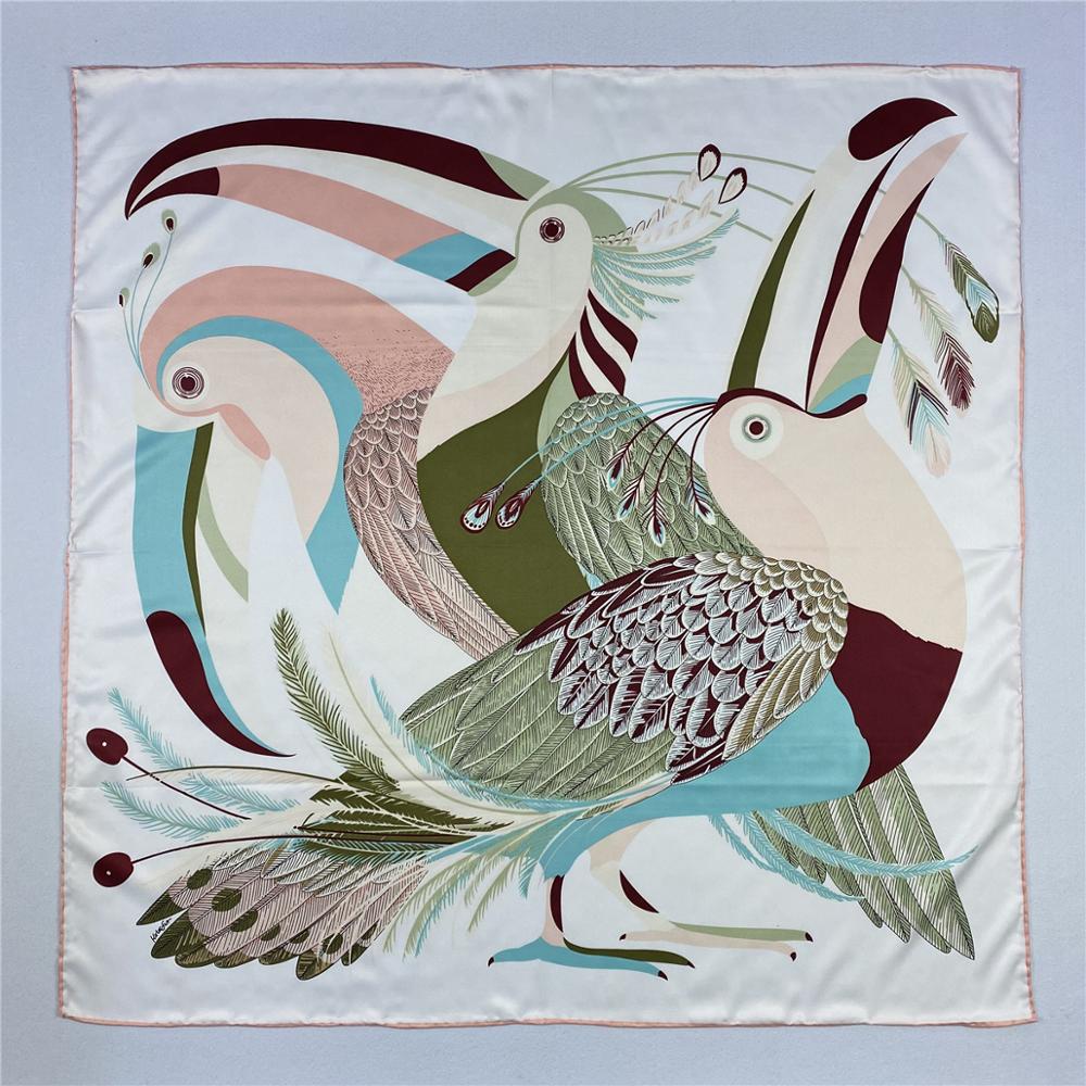 90Cm Cao Cấp Vẹt Hai Dây Lụa T - đánh giá và giá Scarf Silk Square